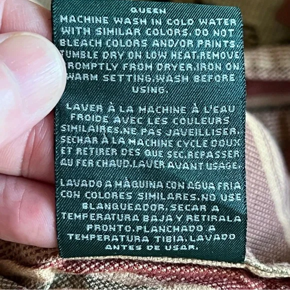 RALPH LAUREN Northern Cape Tapestry Rug Style Cotton Bed Duvet bedding set - Picture 15 of 15